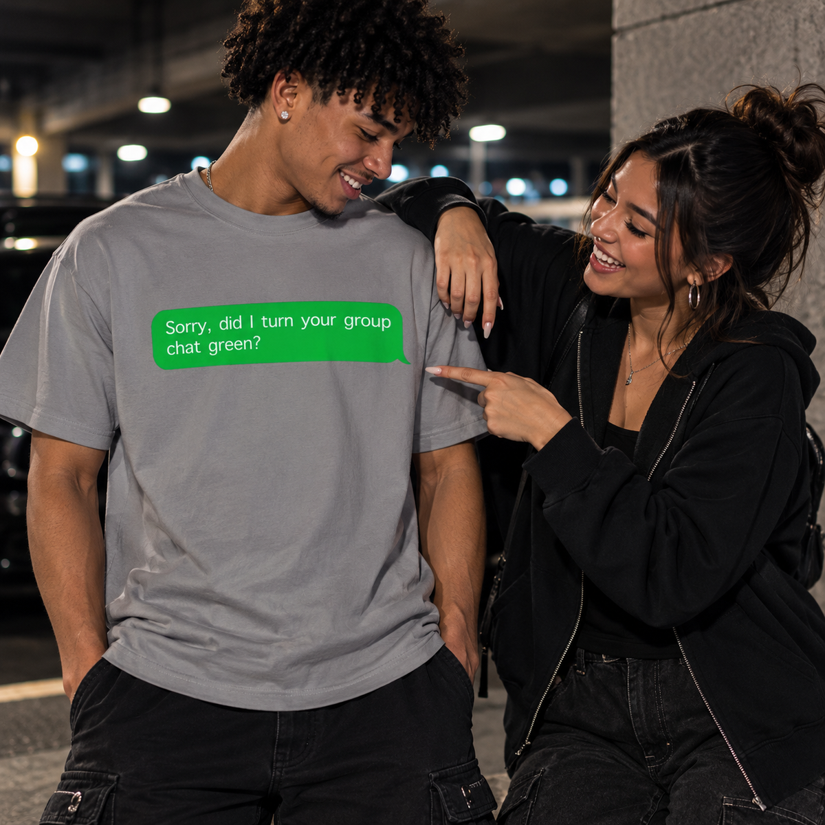 "Sorry, did I make the group chat green?" T-Shirt